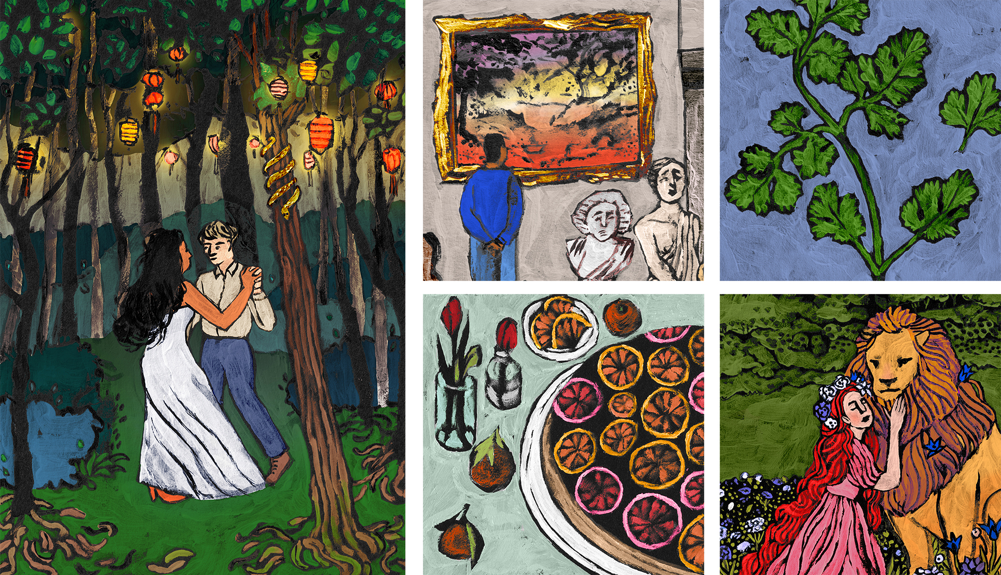 Lise Goossens illustration collage