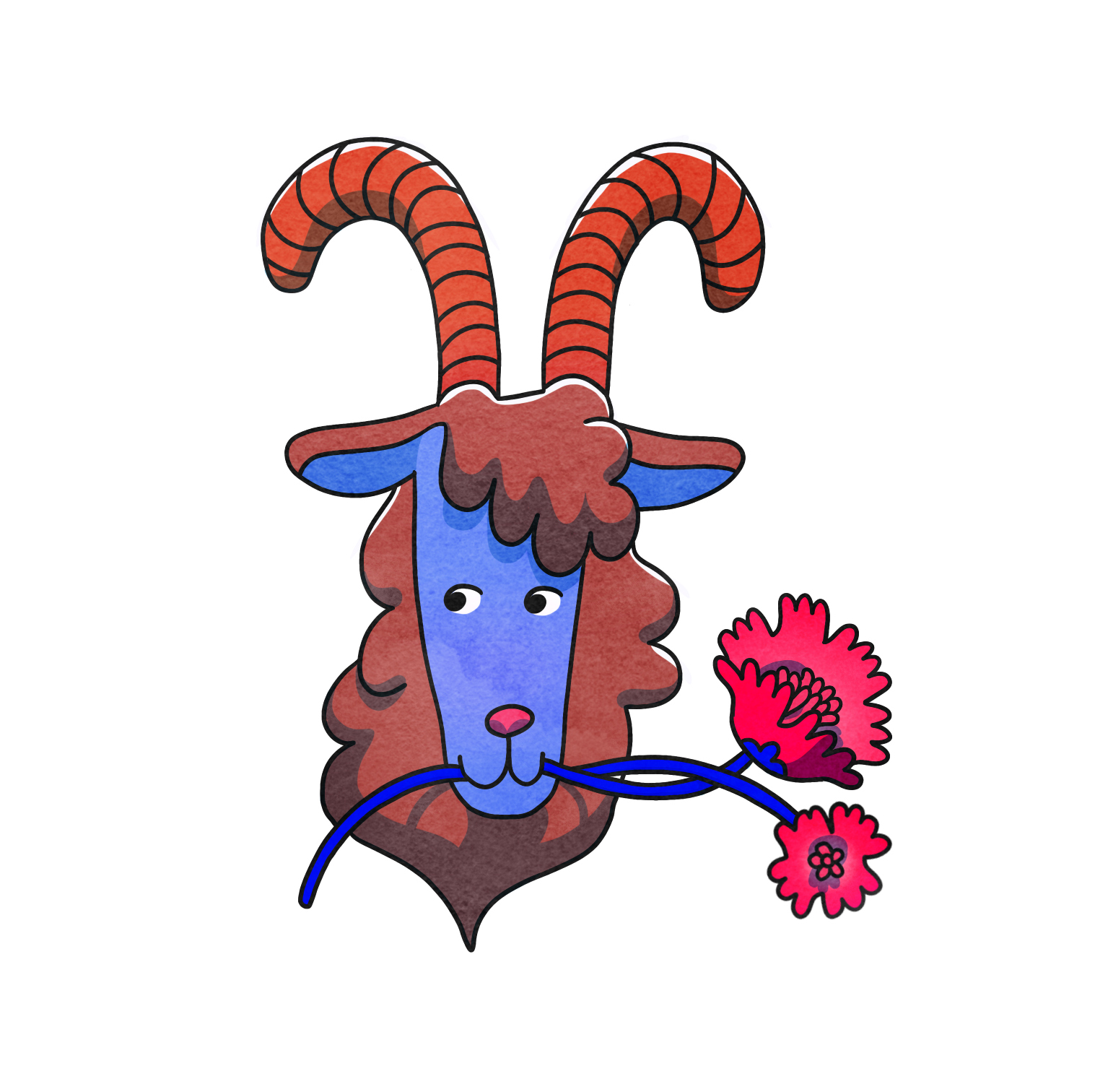illustrated zodiac icons