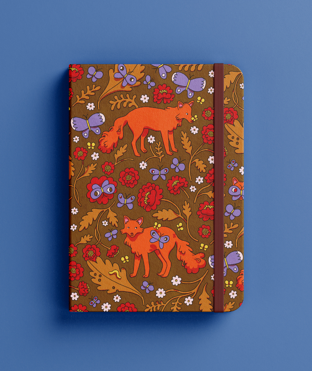 fox surface pattern design