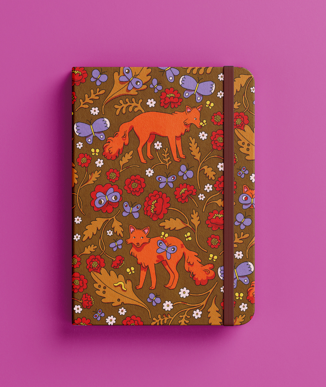 fox surface pattern design
